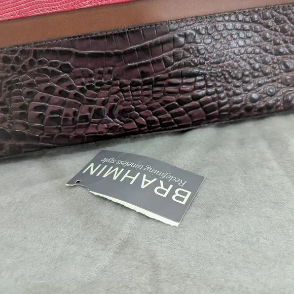 NWT Brahmin Pink and Brown Women's Bag